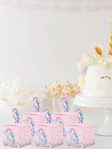 24pcs Unicorn Candy Boxes,Unicorn Party Favor Box,Gift Box,Gift Wrapping Box,Rainbow Unicorn Treat Box,Cartoon Themed Birthday Party Favors,Candy Box,Packaing Box,Snack Food Box,Chocolate Biscuit Baking Box,Gender Reveal Party Decor,Wedding Party Supplies,Bridal Shower Favors,Holiday Party Supplies,Holiday Gift