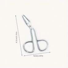 1/2PCS Alloy Curved Eyebrow Tweezers, Scissors And Tweezers Facial Hair Eyebrow Removal Tool, Suitable For Both Men And Women