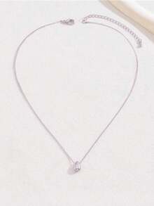 1 件小众设计双层水滴串珠不锈钢项链，适合女士，简约风格，适合女士派对、日常佩戴、个性化、大方，适合女孩、女士、亲戚、朋友、生日、情人节、妈妈、母亲节、礼物 - 水滴項鍊 - 查看 13