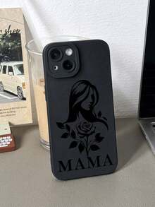 Funda para teléfono Jesús 1 pieza Minimalista Rosa Virgen María Patrón Ojo de gato negro Cobertura completa Funda para teléfono móvil Funda blanda Compatible con phone Funda 1/12/13/14/15/16 Pro Max 1 pieza - Multicolor 3 - Ver 1