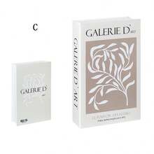 1pc/3pcs Folding Faux Book Decor, Decorative Light Luxury Books, Office Decor Book Shooting Prop - Multicolor - View 1
