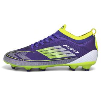 推荐新款青少年足球鞋，适合在校学生、比赛和训练 - 低帮、长钉、防滑、抓地力强，适合 AG、FG、软地面、真草场地、比赛和训练、系带、成人男女通用、顶级专业足球鞋，热销厂家直销