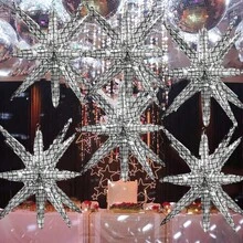 6 sztuk/zestaw 22-calowe balony foliowe z folii aluminiowej Explosion Star Disco, odpowiednie na przyjęcia urodzinowe, rocznice zaręczyn, wieczór panieński, dekoracje balu ukończenia szkoły