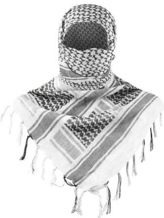 1 件装战术沙漠围巾，户外防晒防尘面罩，骑行围巾，男女战术围巾，防风透气方形围巾