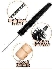 Multi-Functional Cleaning Brush; Can Be Used To Clean All Kinds Of Pipes; Washing Machine Cleaning Brush; Dryer Pipe Brush Cleaning Brush; Washing Machine Cleaning Inner Tube Liner Brush; One Thing Multi-Purpose; Home Goodies
