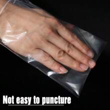 300 pièces Sacs de 4-20 cm, épais de 0,06 mm à double couche en plastique transparent, convenant pour le conditionnement de cadeaux, bijoux, anniversaire, outils de jardinage extérieur, voyages, rangement, vêtements, t-shirts, pantalons