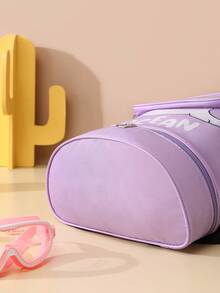 1个带干湿分离的游泳包，大容量健身洗漱包，沙滩潜水淋浴包，漂浮收纳袋，儿童背包 - 彩色 - 查看 8