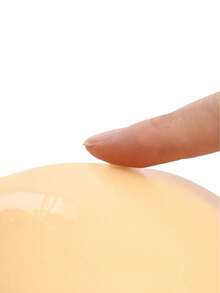 2 Pcs Of Double Sided Self-Adhesive Bra Pads, Chest Pads Adhesive Pads, Reusable Padding Pads, Bra Bikini Invisible Thickened Chest Pads Waterproof For Swimming - Apricot - View 7