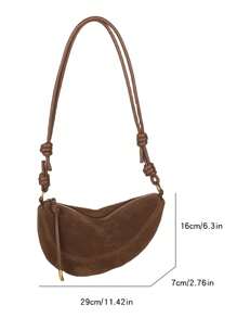 Spring New Lightweight Personalized Dumplings Design Large Capacity Women Shoulder Bag, Crossbody Bag, Asymmetric Shape