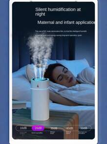 1. A 600 Ml Portable Ultrasonic Humidifier With 3 Spray Nozzles For Vehicles, Can Add Essential Oils (Requires Purchase), 7-Color Night Lights, Silent Operation, Automatically Shuts Off When Water Is Low, Suitable For Bedrooms And Hotels, Travel, Vehicles, Yoga And Self-Relaxation, Valentine's Day Gift, Christmas Gift