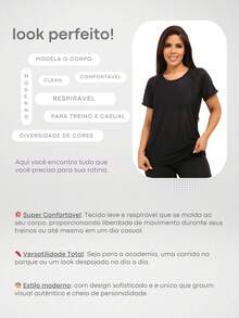 Women Sports Tees & Tanks - 黑色 - 查看 5