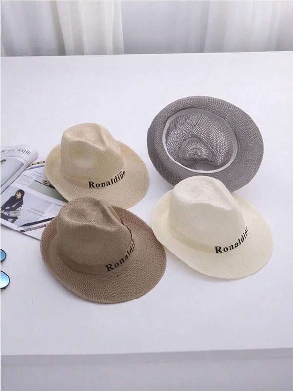 Summer Beach Straw Hat, Fashionable Outdoor Wide Brim Sun Hat, Sun Protection