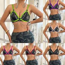 Plus Size Women Sexy Lingerie Harness Breast Tops Body Cage Elastic Belts Hollow Punk Adjustable Cupless Bra Strappy Gothic Rave Festival Bralette Accessory Dance Party Costumes - Multicolor - View 10