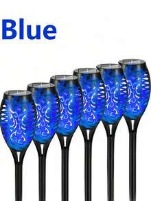 Bộ 4/6 đèn năng lượng mặt trời ngoài trời, đèn sân vườn, có thể điều chỉnh độ sáng, chống thấm nước, đèn sân cỏ kiểu retro, đèn ngọn lửa biệt thự, đèn sân vườn biệt thự bán chạy, đèn trang trí cảnh quan sân vườn ngoài trời, đèn năng lượng mặt trời mô phỏng ngọn lửa sống động chống thấm nước. - Nhiều màu - Xem 9