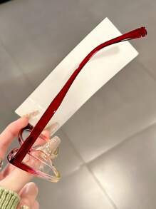 Women's Fashion Eyeglasses, Transparent Lenses, Unisex For Everyday Wear, Suitable For Selfies, Parties And Gatherings With Friends