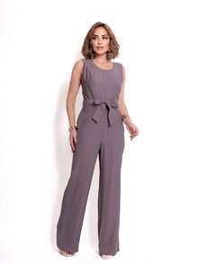 LARISSA TAILORED OVERALLS - 深灰色 - 查看 2