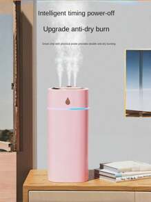 1. A 600 Ml Portable Ultrasonic Humidifier With 3 Spray Nozzles For Vehicles, Can Add Essential Oils (Requires Purchase), 7-Color Night Lights, Silent Operation, Automatically Shuts Off When Water Is Low, Suitable For Bedrooms And Hotels, Travel, Vehicles, Yoga And Self-Relaxation, Valentine's Day Gift, Christmas Gift