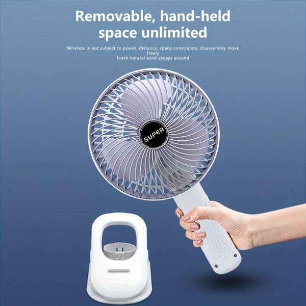 Vierfach-Multifunktionsventilator mit Clip, Handventilator und Clipventilator mit drei Einstellungen, langanhaltend ABS-Design, Handventilator, Wandmontage, vertikal, Clip-on und vierbeinig einsetzbar, Lithium-Akkukapazität 300 mAh, lange Akkulaufzeit, 180° frei einstellbar, geräuscharmer Betrieb, geeignet für Schlafzimmer, Wohnzimmer, Büro und Outdoor-Transport, die beste Wahl für kühle Erfrischung im Sommer.