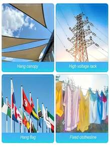 1 Set Stainless Steel Clothesline, Pet Leash, Portable For Indoor/Outdoor Laundry, Camping Accessories, Bathroom And Dormitory Ideal Choice