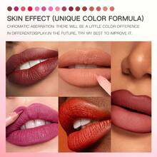 Ushas,16pcs Lip Liner Set, Outlines The Perfect Lip Shape,Easily Draws Exquisite Lip Makeup, Multiple Colors Are Available, A Good Match For Lipstick, A Must-Have Makeup Tol For Beginners,Recommended By Beauty Experts,24 Hours Without Fading - #03 - View 7