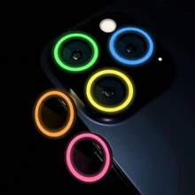 [Smart Photochromic]Compatible With IPhone Lens Cover For 16 Pro Max/15 Pro Max/14 Plus Glow Camera Lens Protector | 9H Military-Grade Anti-Explosion Tempered Glass | Night Shooting Internet Celebrity Magic Tool/Tik | Anti-Scratch Anti-Fingerprint Anti-Fall Three-In-One Gift For Birthday, Family, Friends Lens Protector, Phone Accessories