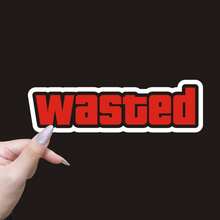 “Wasted” Meme 防水贴纸 - 粗体红色字体贴花，适用于笔记本电脑、汽车、水瓶、头盔和旅行包 - 耐用 PVC 材质，易于剥离粘贴，防水贴纸，学校用品，返校 - 彩色 - 查看 9