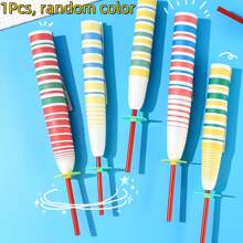5Pcs/10Pcs Expandable Paper Spinner Wands, Party Favor & Stress Relief Gadgets, Birthday Gift, Festival Celebration, Ideal Small Gift