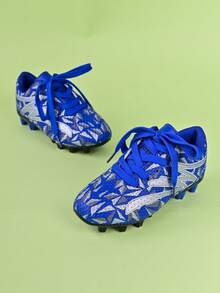 1 par de chuteiras infantis, elegantes para a escola, competições esportivas, atividades ao ar livre