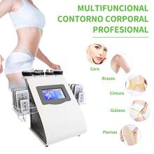 Versatile 6-In-1 RF Laser Cavitation Machine CAVITATION + VACUUM + MULTIPOLAR LASER RF + LASER - US A Type Plug(110-127V) - View 6
