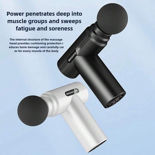 Mini Fascia Gun Wireless Massage Gun Muscle Relaxation Massage Equipment Neck Membrane Rob Cervical Spine Massage Instrument,800mAh