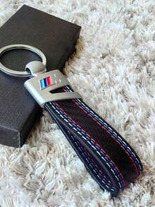 1pc Cool Casual Keychain, Personalized Car Keyring - Multicolor - View 4