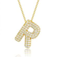 Single Letter Golden Elegant Pendant, Women Jewelry, Necklace, Bracelet DIY, Accessories For Women, Mother's Day, Teacher's Gift, Daily & Festival Wear