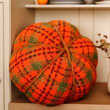 1 Stück handgefertigte Stoff-Kürbis Dekoration, gemütlicher Farmhaus Stil Wohnaccessoire, kreatives kleines Element für Wohnzimmer Kaffeetisch Esszimmertisch, geeignet für Halloween, Erntezeit, Herbstdekoration, multifunktionale heilsame Wohnaccessoires - Verschiedenfarbig - Übersicht 8