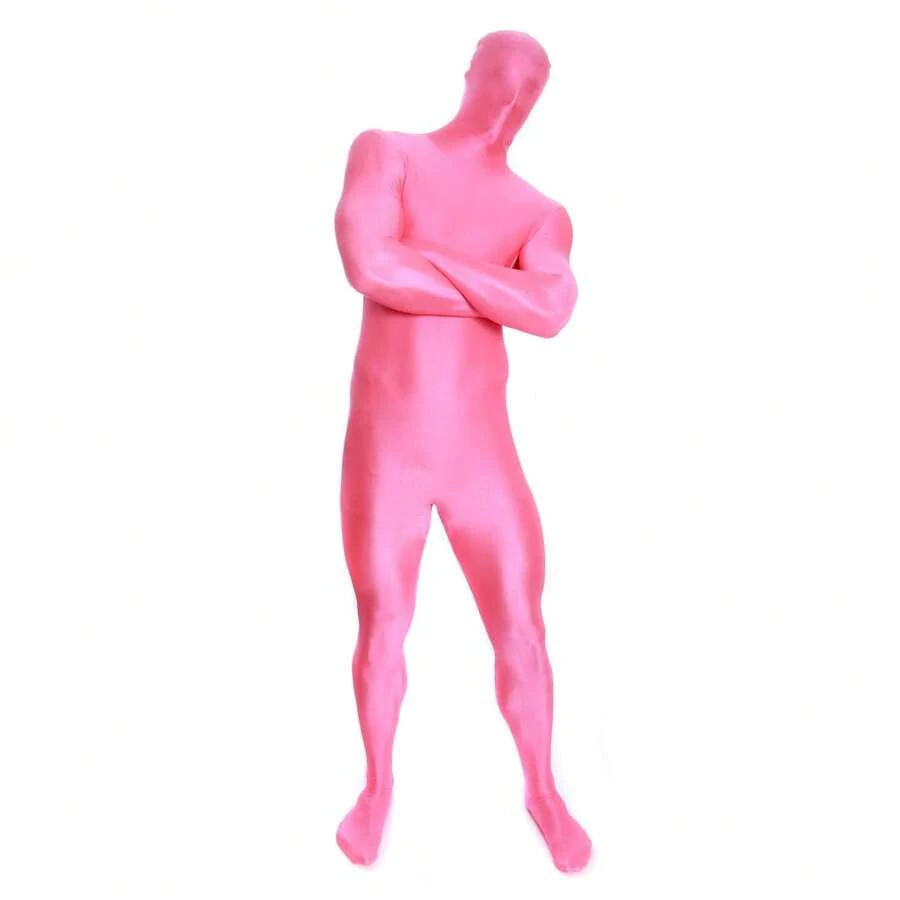 Morph Costumes Shine Your True Colors: Fun Pink Adult Morph Suit - Perfect For Halloween, Cosplay, And Fancy Dress Parties - Unique Zentai Costume - Pink - View 1