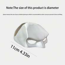 1 pieza Máscara de cabeza de gato impresa en 3D, hecha de material PLA de alta calidad, máscara clásica de cara de gato para Halloween, Navidad, Pascua, Acción de Gracias - Máscara de disfraz de animal para cosplay