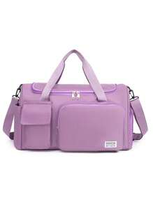 Sportowa torba na siłownię dla kobiet i mężczyzn, torba na ramię typu crossbody, z przegródką na buty i kieszeniami na rzeczy suche i mokre, trening fitness, joga, pilates, pływanie, plaża, bagaż, torba podróżna, torby damskie