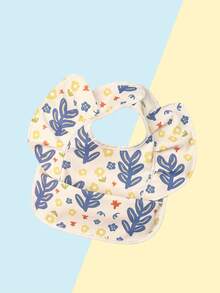 Babador infantil à prova d'água com estampa de leopardo franzida, moderno e divertido, adequado para brincadeiras e refeições desorganizadas, fácil de limpar e com design durável, ótimo para presente de Halloween, Natal e Ano Novo - Multicolorido - Ver 11