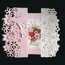 1pc Flower Border Series Metal Die Cutting For DIY Scrapbook Making Greeting Cards And Paper Crafts Metal Cutting Mold