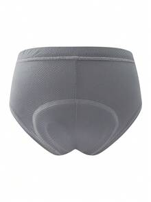 HISERWA (Slim Fit) Women Cycling Underwear Base Layer Tight Pants, Quick Dry Breathable Sweat-Wicking Top, Silicone Foam Breathable Cycling Pad, High Elasticity Lifting Design - Grey - View 6