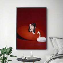 1 pezzo Dipinto decorativo di portfolio di musica pop, cartellone di musica pop di M-Marias, adatto per decorazione della sala da pranzo, regalo per la casa, ufficio, senza cornice