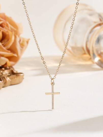 1 pieza Cadena de clavícula de estrella hueca creativa, collar de lujo minimalista con rhinestones para mujeres, versátil y para uso diario