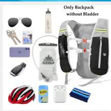 Running Vest Backpack For Men Women, Camel Hydration Vest, Hydration Backpack For Hiking Trail Running Cycling Race Marathon, Running Phone Holder Vest(Only Backpack Without Bladder)