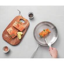 Tramontina Grano Frying Pan Stainless Steel For Induction, Electric, Gas And Ceramic Glass Hobs, ‎Cookware, Kitchen, 26 Cm, 2.2 Litres, 62155260 - 20 cm - View 2