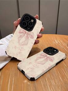 Funda de teléfono suave y a prueba de golpes con estampado floral vertical de 1 pieza con lazo, compatible con Apple 16/16 Plus/16 Pro/16 Pro Max - Multicolor - Ver 2