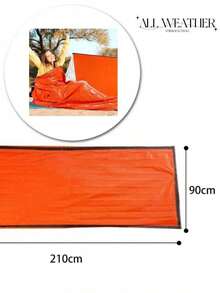 户外应急睡袋，生存露营包，轻便可折叠，适合徒步旅行、露营、生存装备 - 彩色 - 查看 8