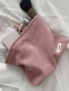 Travel Cosmetic Bag 1Pc Large Capacity Cosmetic Bag,Makeup Bag Makeup Pouch Skincare Bag Toiletry Bag Packing Cubes,Travel Essentials Cruise Essentials Dorm Essentials,Wedding Bridesmaid Gifts,Mom Gifts,Birthday Gifts,Gifts For Friends And Teachers,Home Decor,Bathroom Livingroom Bedroom Decor,Bathroom Organizer,Jewelry Organizer,Lip Oil Organizer,Nail Polish Organizer Makeup Bag Storage Makeup Organizer Makeup Case,For Holiday Beach, Bathroom Collection, Bedroom Collection, Large Capacity - Pink Stripes - View 6