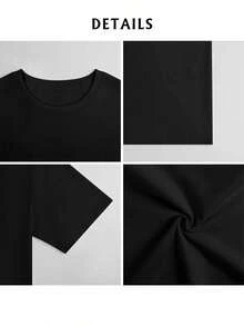 Men's Summer T Shirts Autism Awareness For Proud Dad Support Autistic T-Shirt For Men, Soft Fabric, Breathable, Comfortable Short Sleeve Tees, Perfect For Gift, S-XXXL - Black - View 4