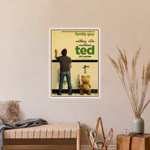 1/3PCS Optional Frame Posters Wall Arts Vintage Poster Bathroom Toilet Wall Decorative Posters Art ,Wall Art With Frame - Multicolor - View 20