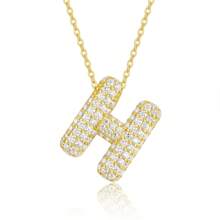Single Letter Golden Elegant Pendant, Women Jewelry, Necklace, Bracelet DIY, Accessories For Women, Mother's Day, Teacher's Gift, Daily & Festival Wear