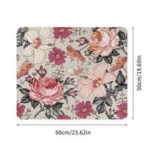1 pieza Funda antipolvo para lavadora con estampado de mariposa, alfombrilla absorbente para encimera, alfombrilla secado rápido para refrigerador, funda antipolvo para horno microondas, cubierta superior para lavadora y secadora de 19.7*23.6 pulgadas, adecuada para lavandería y cocina, decoración de cocina, artículos del hogar, regalo del Día de la Madre, decoración de dormitorio, jardín, decoración de cocina, verano, playa, artículos de viaje, decoración de habitación, suave, graduación - Multicolor - Ver 5